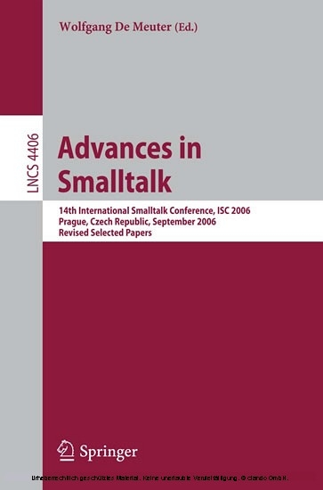 Advances in Smalltalk - 