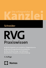 RVG Praxiswissen - Schneider, Norbert