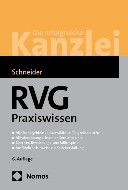 RVG Praxiswissen - Norbert Schneider