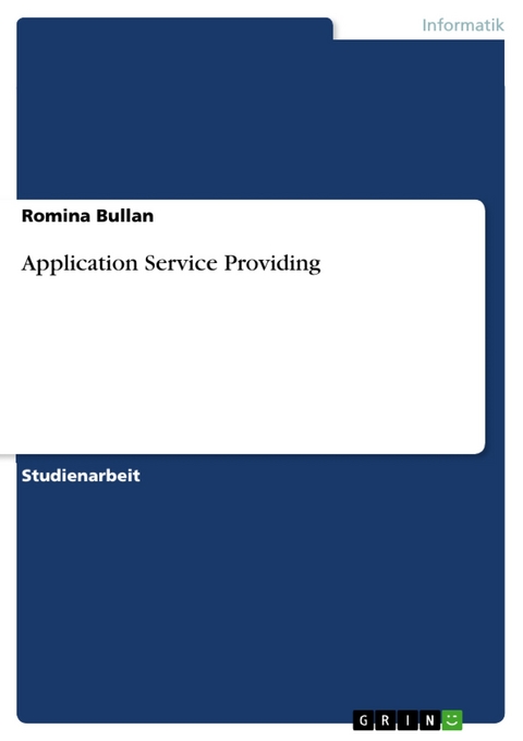 Application Service Providing -  Romina Bullan