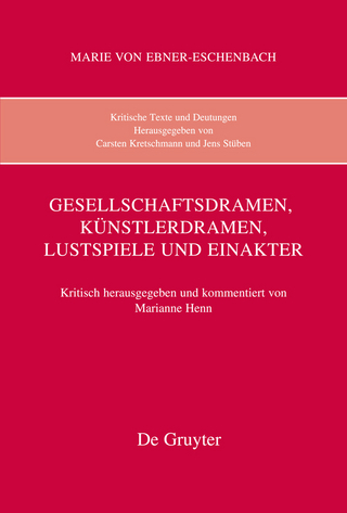 Gesellschaftsdramen, Künstlerdramen, Lustspiele und Einakter
