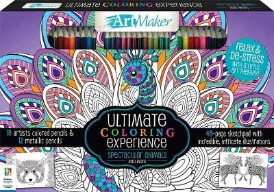 Art Maker Ultimate Coloring Kit Spectacular Animals - Hinkler Pty Ltd