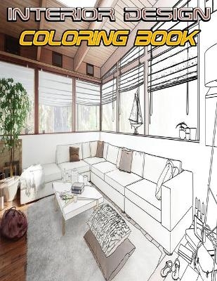 Interior Design Coloring Book -  Isabella Hart
