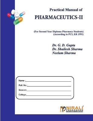 Practical Manual of PHARMACEUTICS--II