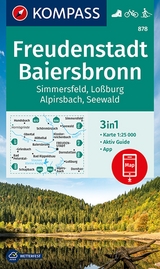 KOMPASS Wanderkarte 878 Freudenstadt, Baiersbronn, Simmersfeld, Lo&szlig;burg, Alpirsbach 1:25.000