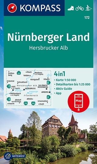 KOMPASS Wanderkarte 172 Nürnberger Land, Hersbrucker Alb 1:50.000