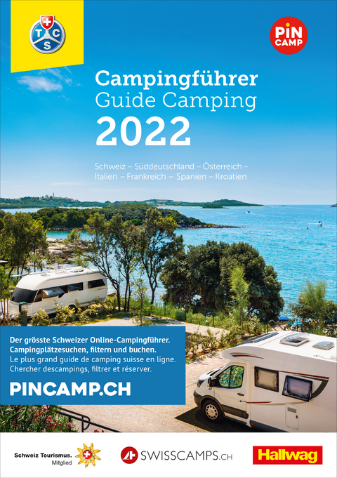 TCS Schweiz & Europa Campingf&uuml;hrer 2022