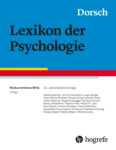 Dorsch - Lexikon der Psychologie - 