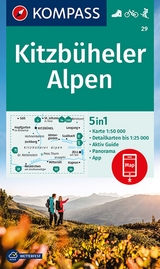 KOMPASS Wanderkarte 29 Kitzb&uuml;heler Alpen 1:50.000