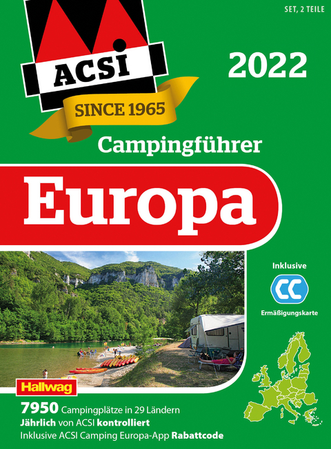 ACSI Campingf&uuml;hrer Europa 2022