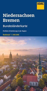 ADAC Bundesländerkarte Deutschland 03 Niedersachsen, Bremen 1:300.000 - 
