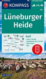 KOMPASS Wanderkarte 718 L&uuml;neburger Heide 1:50.000