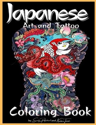 Japanese Art and Tattoo Coloring Book - Emily Paperheart