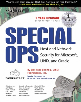 Special Ops: Host and Network Security for Microsoft Unix and Oracle