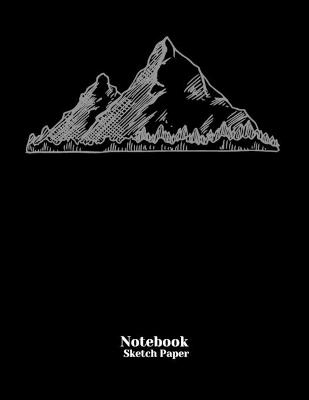 Notebook Sketch Paper-124 pages- Black Cover -  Pappel20