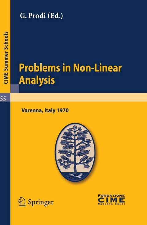 Problems in Non-Linear Analysis - 