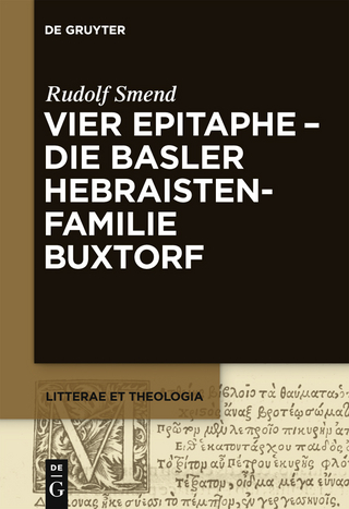 Vier Epitaphe - die Basler Hebraistenfamilie Buxtorf
