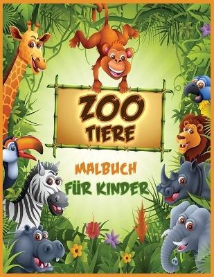 Zoo Tiere Malbuch - Lenard Vinci Press