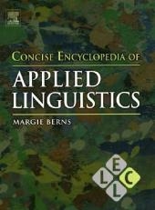 Concise Encyclopedia of Applied Linguistics - 