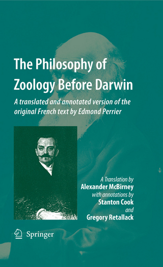 The Philosophy of Zoology Before Darwin