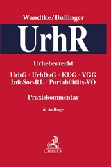 Praxiskommentar Urheberrecht. UrhR - Wandtke, Artur-Axel; Bullinger, Winfried
