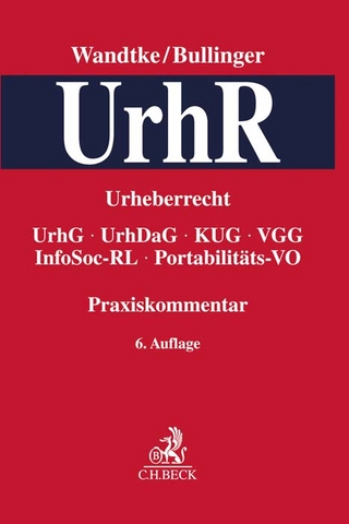 Praxiskommentar Urheberrecht. UrhR