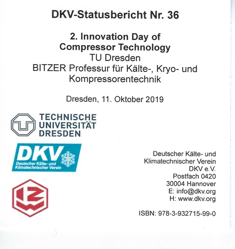 2. Innovation Day of Compressor Technology - Christiane Thomas (Dr.-Ing.), Ullrich Hesse (Prof. Dr.-Ing.)