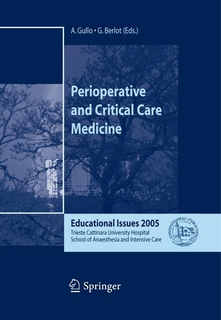 Perioperative and Critical Care Medicine - 