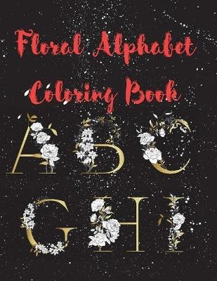 Floral Alphabet Coloring Book