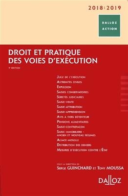 Droit et pratique des voies d'ex&eacute;cution : 2018-2019