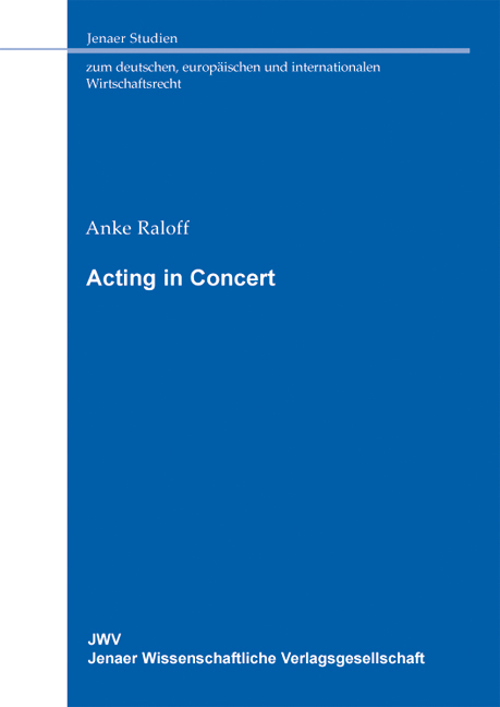 Acting in Concert - Anke Raloff