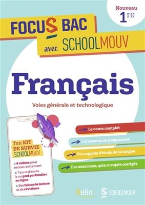 FRANCAIS 1RE VOIES GENERALE ET TECHNOLOG -  COLLECTIF ED 2021