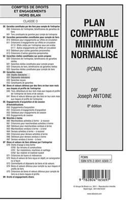 PLAN COMPTABLE MINIMUM NORMALISE (PCMN)