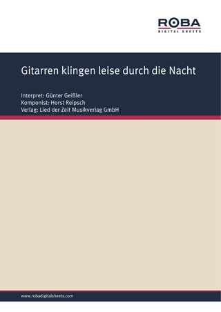 Gitarren klingen leise durch die Nacht