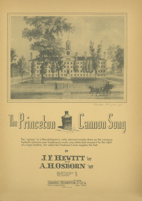 The Princeton Cannon Song - J. F. Hewitt, A. H. Osborn