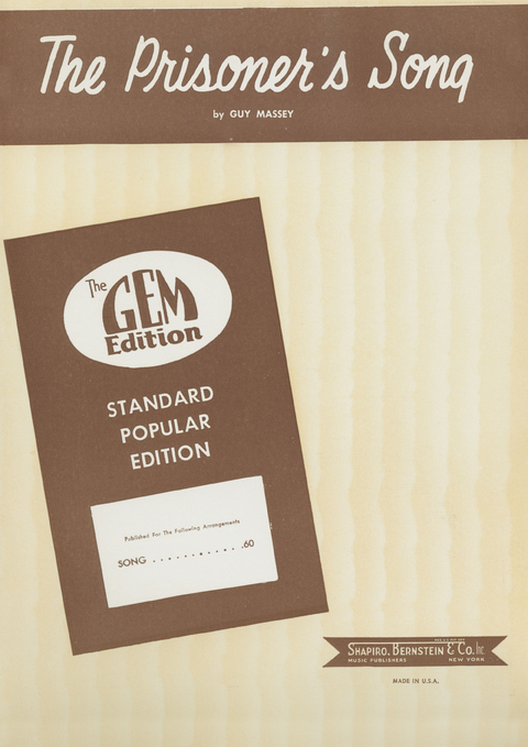 The Prisoner's Song - Guy Massey