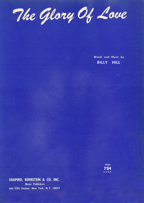 The Glory of Love - Billy Hill, Bob Cutter