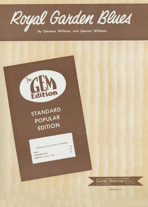 Royal Garden Blues - Clarence Williams, Spencer Williams