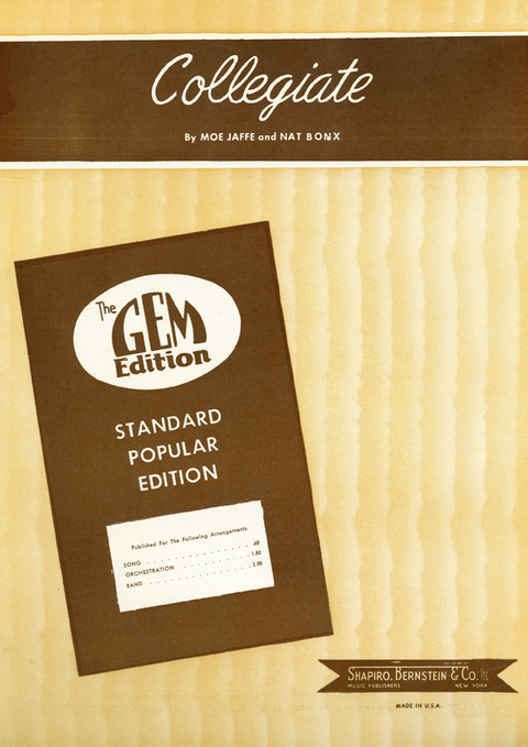 Collegiate - Moe Jaffe, Nat Bonx