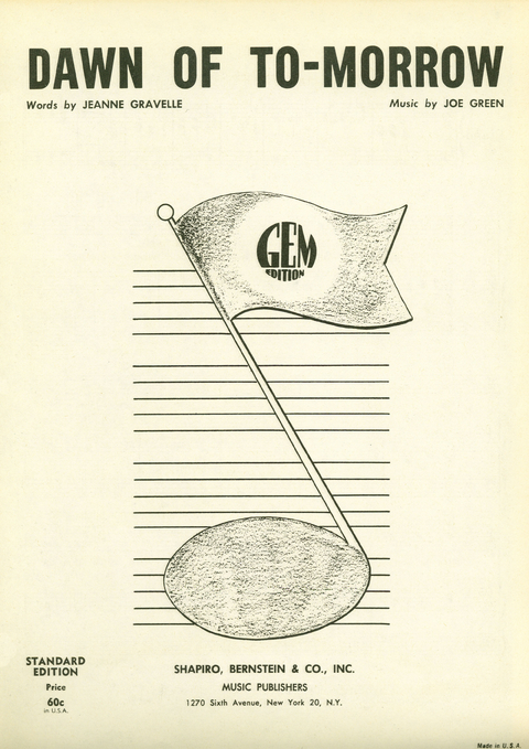 Dawn Of To-Morrow - Joe Green, Jeann&eacute; Gravelle