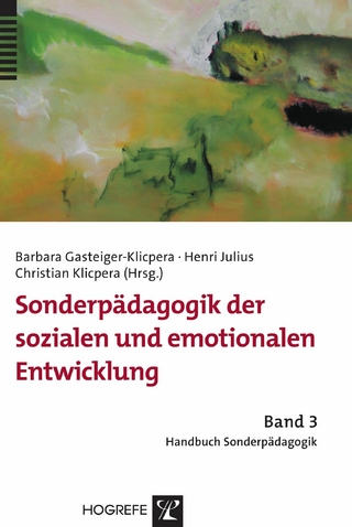 Sonderpädagogik der sozialen und emotionalen Entwicklung