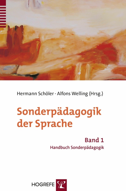 Sonderp&auml;dagogik der Sprache - 