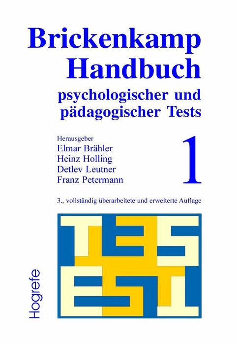 Brickenkamp Handbuch psychologischer und p&auml;dagogischer Tests - 
