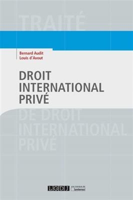 Droit international priv&eacute; - Bernard (1942-....) Audit, Louis d' Avout
