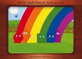 PETIT ROND BLEU ET L ARC EN CIEL -  Collectif