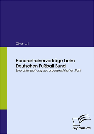 Honorartrainerverträge beim Deutschen Fußball Bund