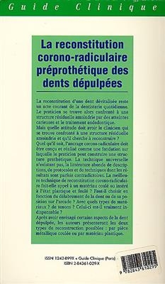 RECONSTITUTION CORONO RADICULAIRE PREPRO