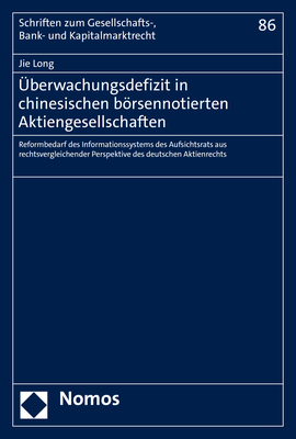 Überwachungsdefizit in chinesischen börsennotierten Aktiengesellschaften