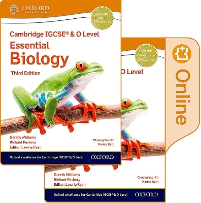 Cambridge IGCSE&reg; & O Level Essential Biology: Print and Enhanced Online Student Book Pack Third Edition - Richard Fosbery, Gareth Williams