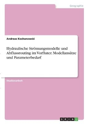 Hydraulische Str&ouml;mungsmodelle und Abflussrouting im Vorfluter. Modellans&auml;tze und Parameterbedarf - Andreas Kochanowski